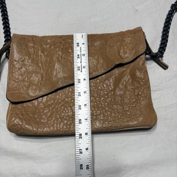 Maxon Collection Purse  Tan  Leather Crossbody Made in  Italy Classic - Picture 7 of 16